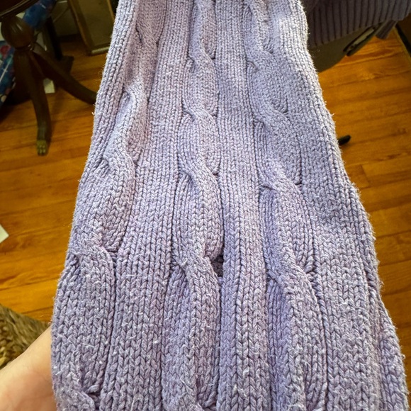Ralph Lauren Raw Silk Sweater Men’s Large Purple 💜Play Condition💜 See Photos - Picture 14 of 15